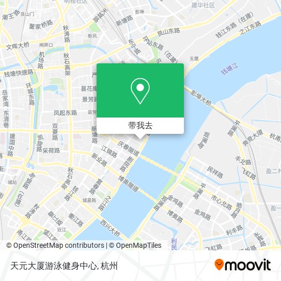 天元大厦游泳健身中心地图