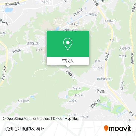 杭州之江度假区地图