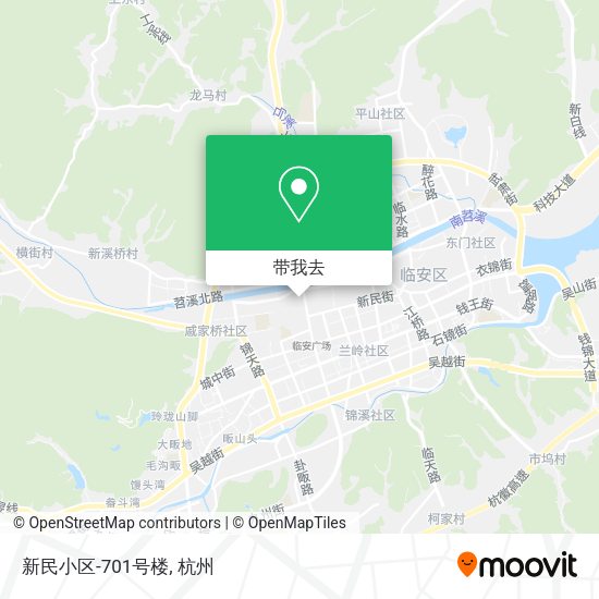 新民小区-701号楼地图