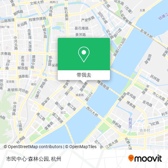 市民中心·森林公园地图