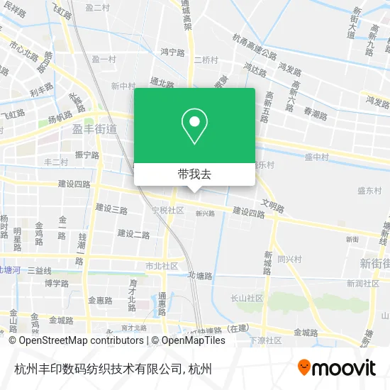 杭州丰印数码纺织技术有限公司地图