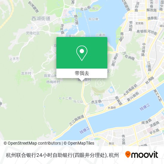 杭州联合银行24小时自助银行(四眼井分理处)地图