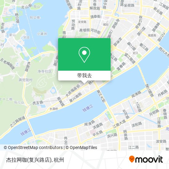 杰拉网咖(复兴路店)地图