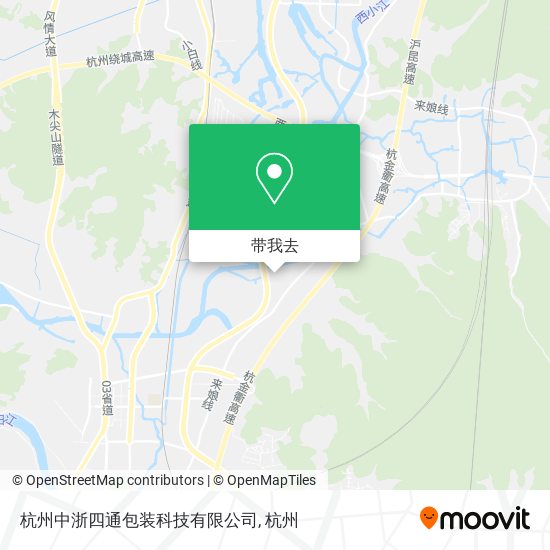 杭州中浙四通包装科技有限公司地图