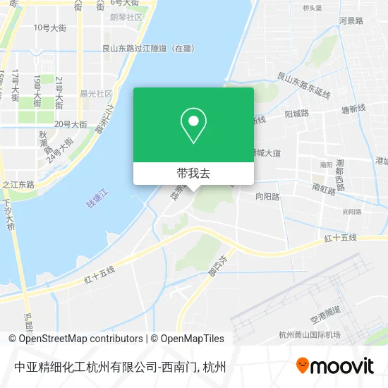 中亚精细化工杭州有限公司-西南门地图