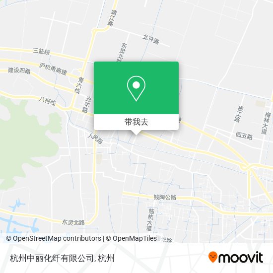 杭州中丽化纤有限公司地图