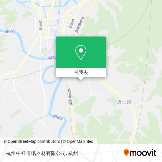 杭州中祥通讯器材有限公司地图