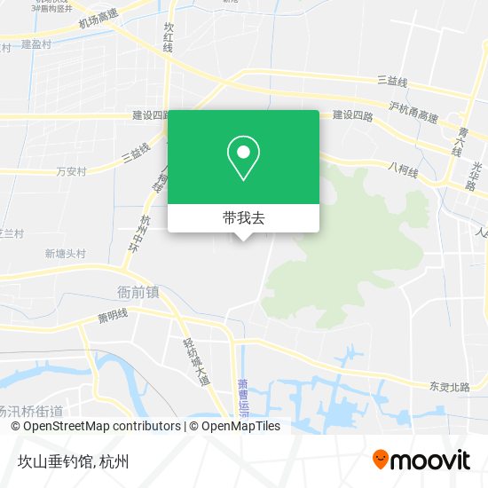 坎山垂钓馆地图