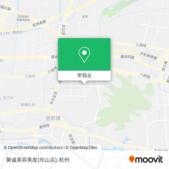聚诚美容美发(坎山店)地图