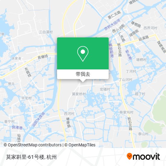 莫家斟里-61号楼地图