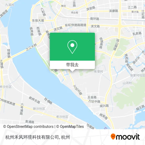 杭州禾风环境科技有限公司地图