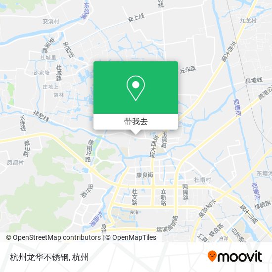 杭州龙华不锈钢地图