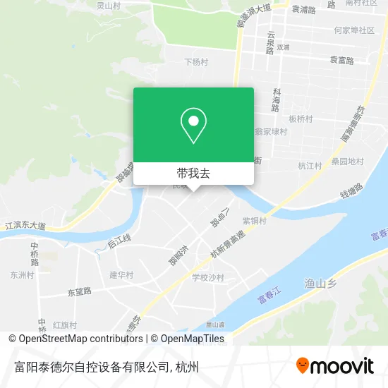 富阳泰德尔自控设备有限公司地图