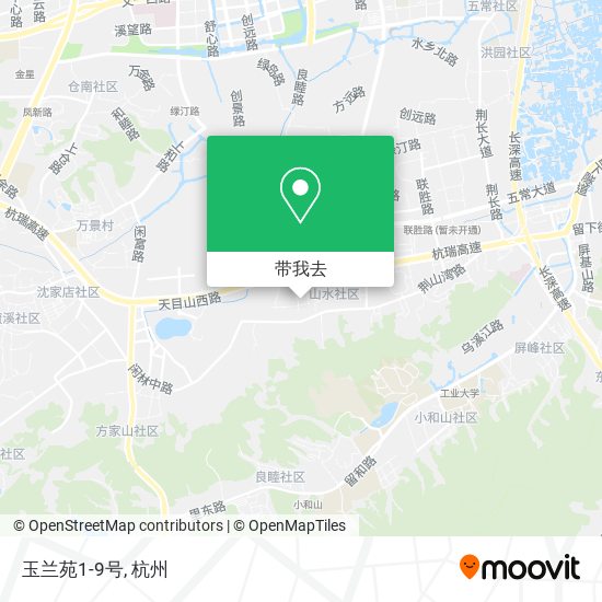玉兰苑1-9号地图