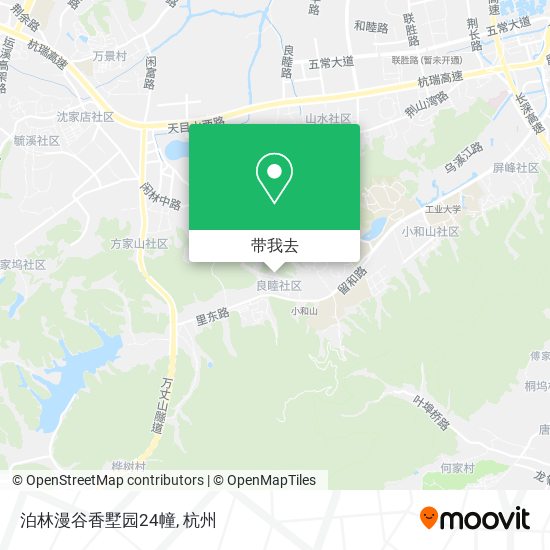 泊林漫谷香墅园24幢地图