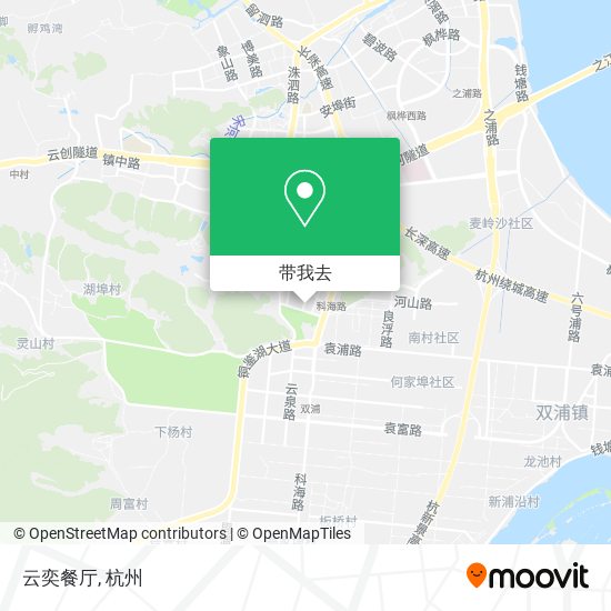 云奕餐厅地图