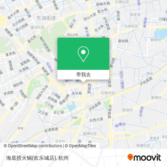海底捞火锅(欢乐城店)地图