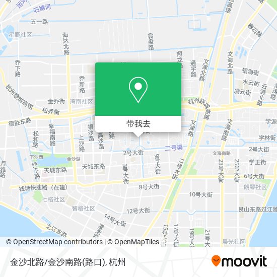 金沙北路/金沙南路(路口)地图