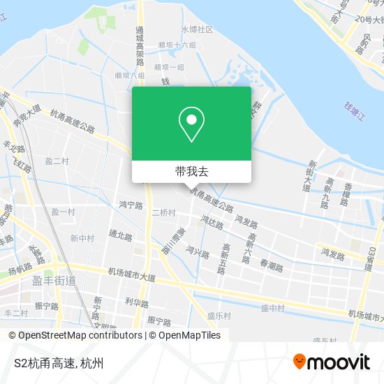 S2杭甬高速地图