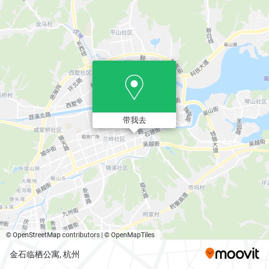 金石临栖公寓地图