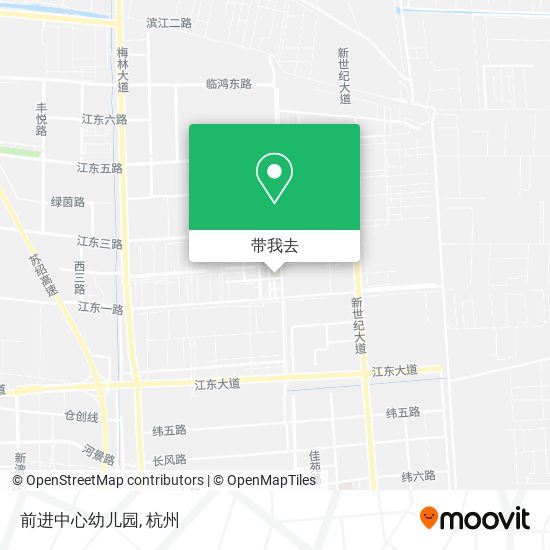 前进中心幼儿园地图