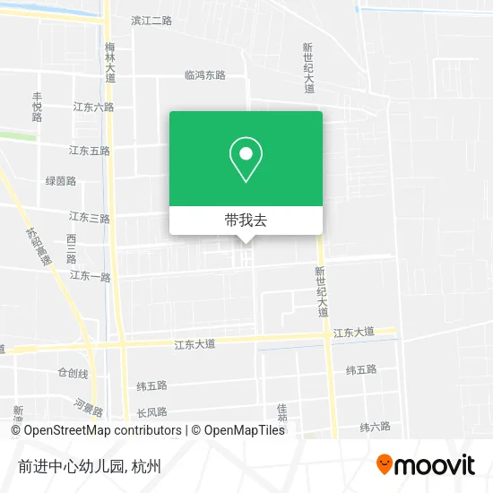 前进中心幼儿园地图