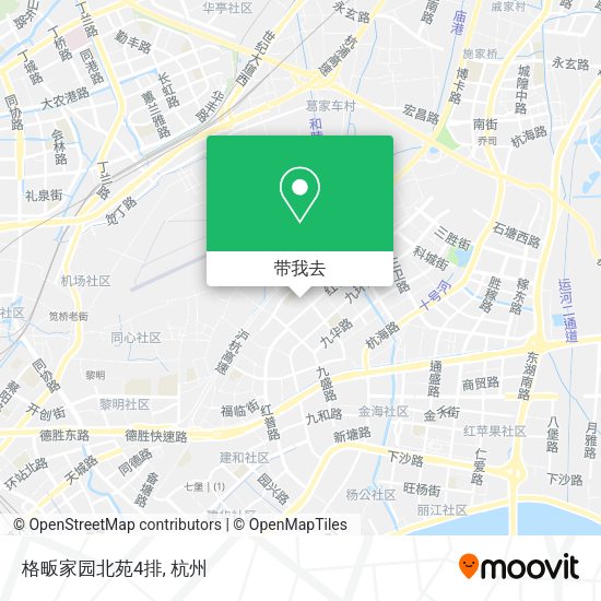 格畈家园北苑4排地图