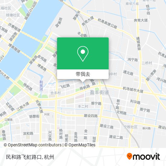 民和路飞虹路口地图