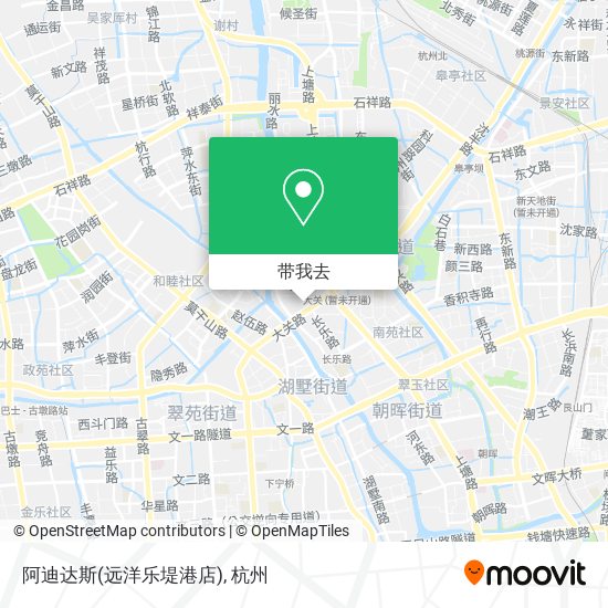 阿迪达斯(远洋乐堤港店)地图