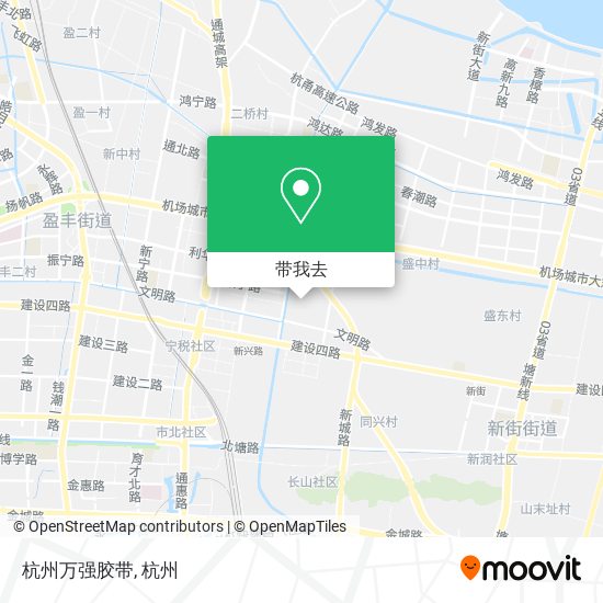 杭州万强胶带地图