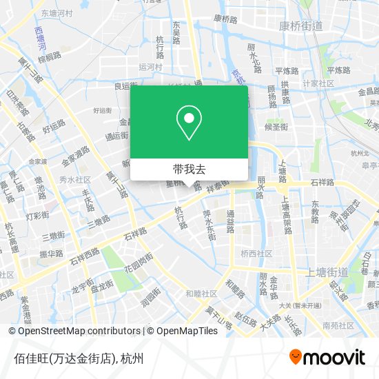 佰佳旺(万达金街店)地图