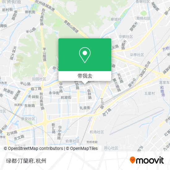 绿都·汀籣府地图