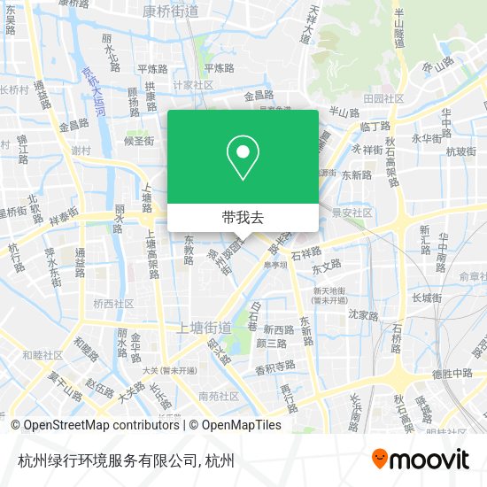 杭州绿行环境服务有限公司地图