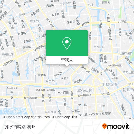 萍水街辅路地图