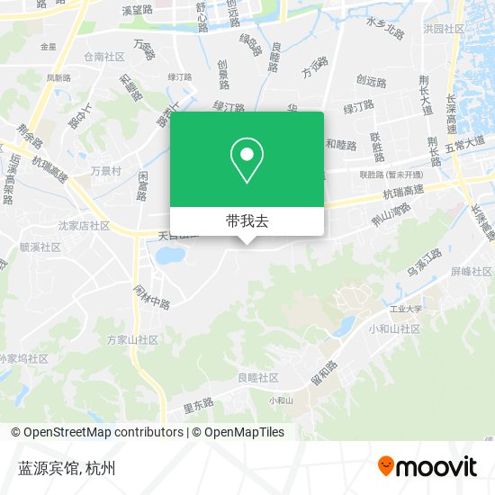 蓝源宾馆地图