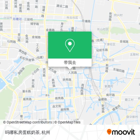 吗哪私房蛋糕奶茶地图