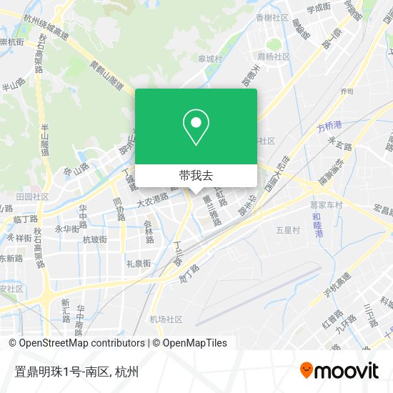 置鼎明珠1号-南区地图