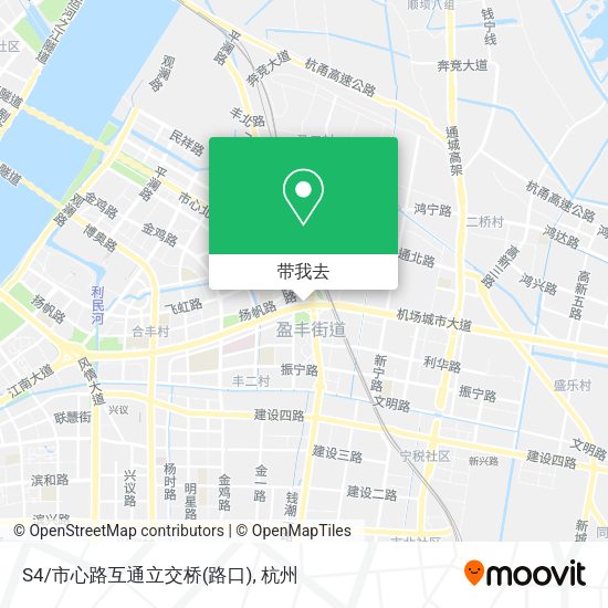 S4/市心路互通立交桥(路口)地图