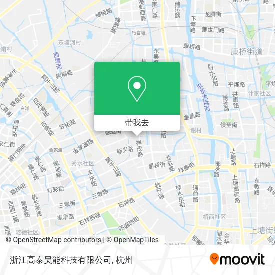 浙江高泰昊能科技有限公司地图