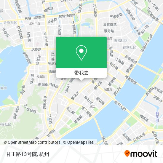甘王路13号院地图