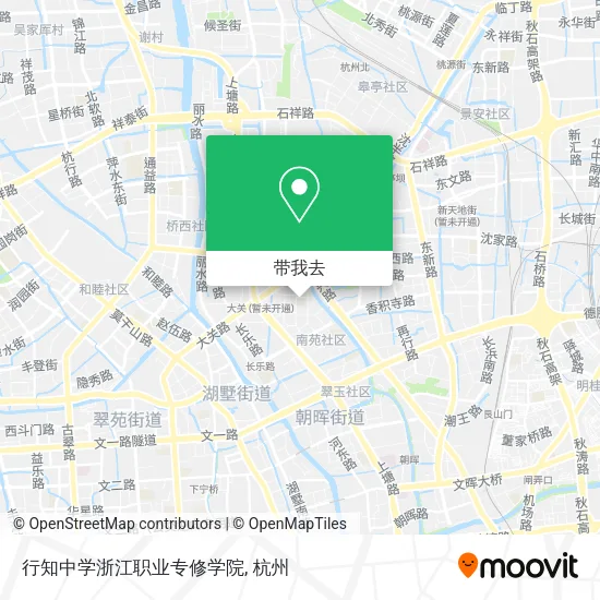 行知中学浙江职业专修学院地图