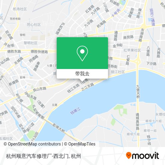 杭州顺意汽车修理厂-西北门地图