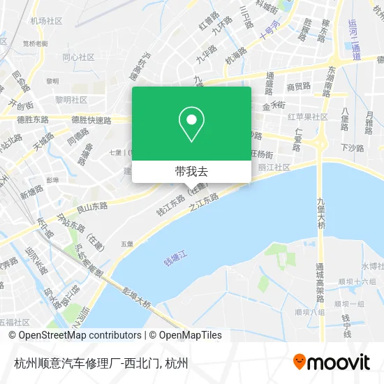 杭州顺意汽车修理厂-西北门地图