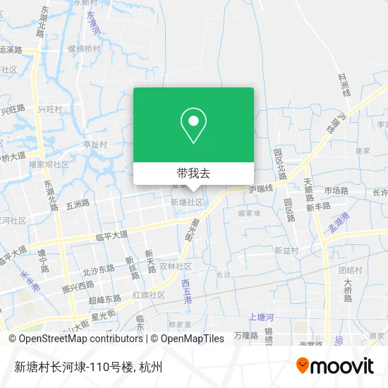 新塘村长河埭-110号楼地图