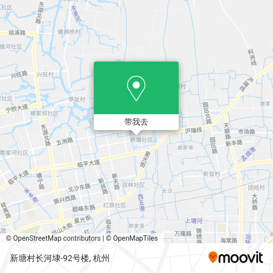 新塘村长河埭-92号楼地图