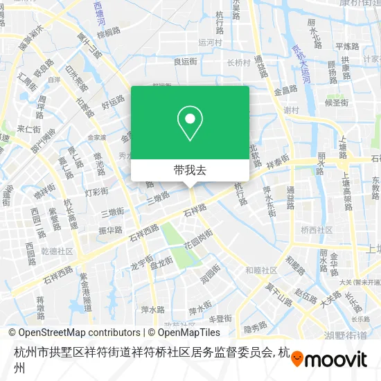 杭州市拱墅区祥符街道祥符桥社区居务监督委员会地图