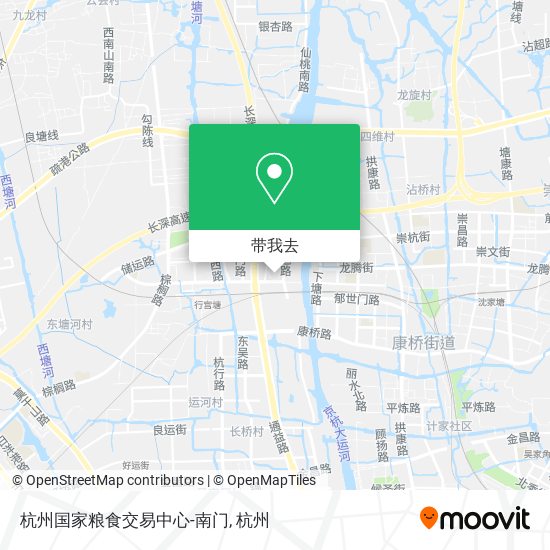 杭州国家粮食交易中心-南门地图