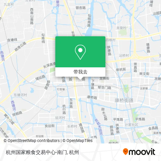 杭州国家粮食交易中心-南门地图