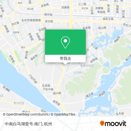 中南白马湖壹号-南门地图