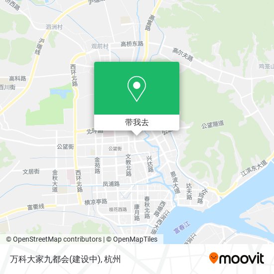 万科大家九都会(建设中)地图